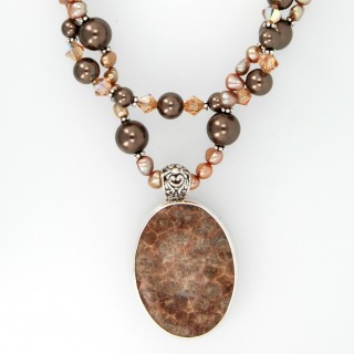 Almond Roca Double Necklace