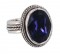 Swarovski Crystal Oval Ring in Purple Velvet