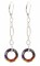 Cosmic Ring Dangles in Sterling Silver Volcano