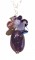Amethyst Cluster Necklace detail