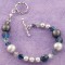 Eclectic Bracelet in Sterling Silver Chambray