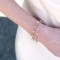 Channel Set Bracelet shown in Gold Crystal (Clear)