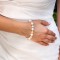 Pearl & Clear Bracelet in 18k Gold Vermeil
