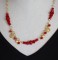 Red Velvet Necklace