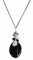 Obsidian Cluster Necklace