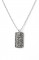 Judith Jack Marcasite Dog Tag Necklace