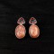 Azotic Topaz & Sunstone Post Earrings