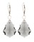 Baroque Earrings in Black Diamond Sterling Silver
