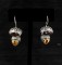 Azotic Topaz & Canary Topaz Earrings