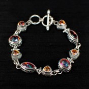 Azotic Topaz & Canary Topaz Bracelet