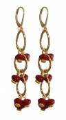Red Velvet Earrings