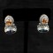 Azotic Topaz & Canary Topaz Post Earrings