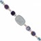 Wisteria Drusy & Swarovski Crystal Bracelet