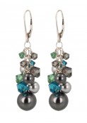 Jade Garden Cluster Earrings